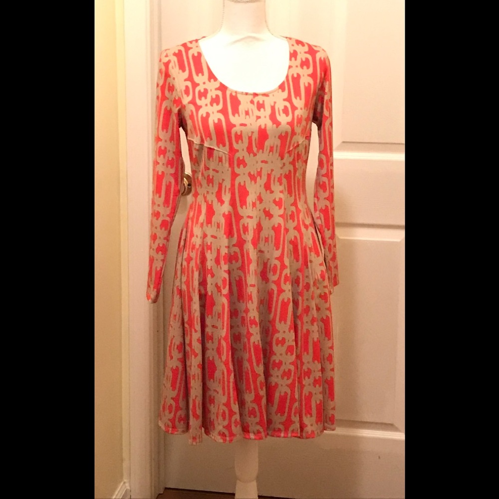 Rabbit Rabbit Rabbit long sleeve sheath dress SZ 6